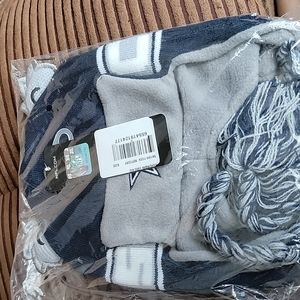 Preschool Dallas Cowboys Navy Wordmark Ears Trooper Knit Hat